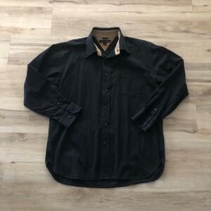 Tommy Hilfiger Black Casual Button Down Shirt